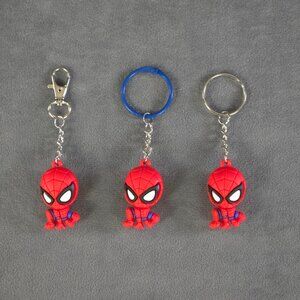 Spider-Man Keychain Marvel Superhero Keychain for Backpack Purse Keyring & More